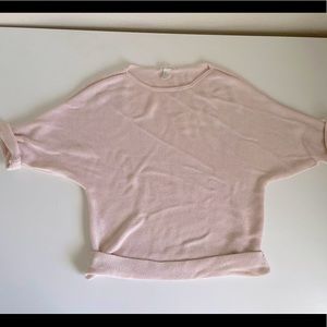 Pink Short sleeved sweater